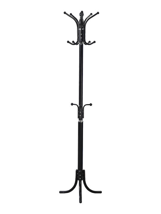 Pakketo Mendora Καλόγερος Μεταλλικός Μαύρος 40x40x180cm