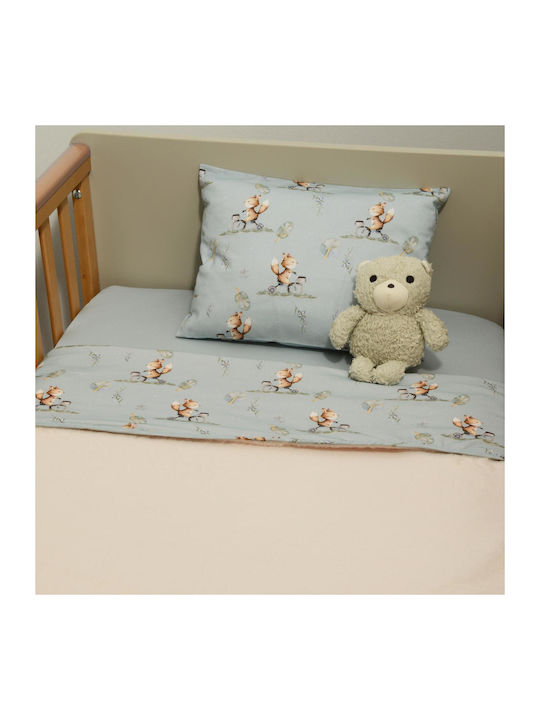 Baby Oliver Κουβέρτα Κούνιας Minky 100x150εκ.