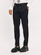 Elastic Men's Blue Trousers