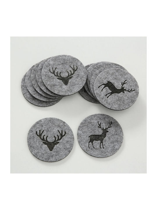 MSA Coasters Grey 6 Pieces