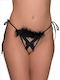 Milena By Paris G-string Feathers & Satin Strip...