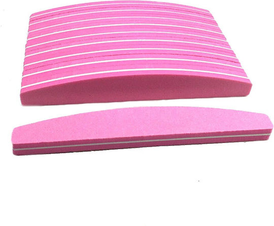 Set Of 10 Double-Sided Banana Nail Buffer Files 100/180
