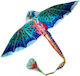 3D Kite Plastic with Tail 55x160cm (Μiscellaneous colours) 1pcs
