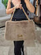 Damentasche Umhängetasche Beige