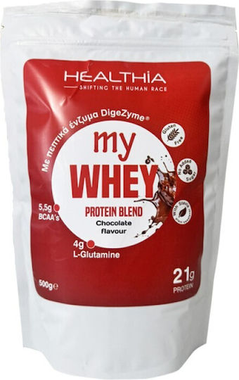 Healthia My Whey Protein Organic Protein Whey with Flavor Chocolate 500gr