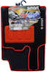 Car Mats Carpet Smart Fortwo 451 2007 To 2015 Black Red Edge