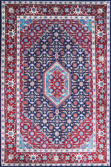 Sprintzio Altai Kerman Χειροποίητο Χαλί Ορθογώνιο Μάλλινο Κerman Wool 122x182cm