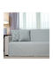 Cotone Ριχτάρι Πολυθρόνας Chenille 180x170εκ. Πετρόλ