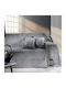Guy Laroche Opium Armchair Throw Chenille 180x150cm Silver