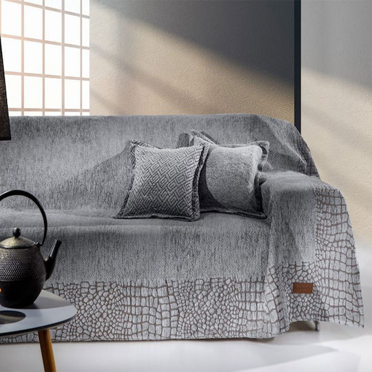 Guy Laroche Opium Фотьойл Throw Шенил 180x150см Сребрист