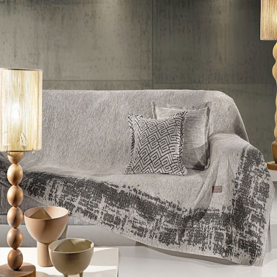 Guy Laroche Omnia Three-Seater Sofa Throw P180xM300cm Natural