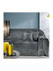 Guy Laroche Opium Sofa Throw 2 Seater Chenille 180x250cm Anthracite