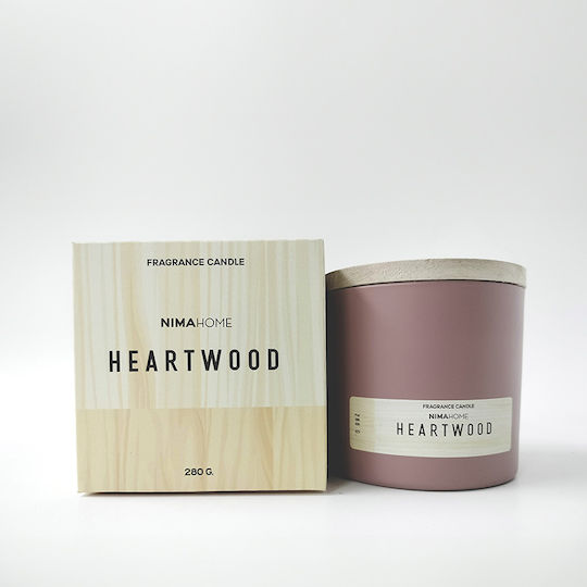 Nima Aromatisches Kerze in Gefäß mit Heartwood Parfüm 250gr