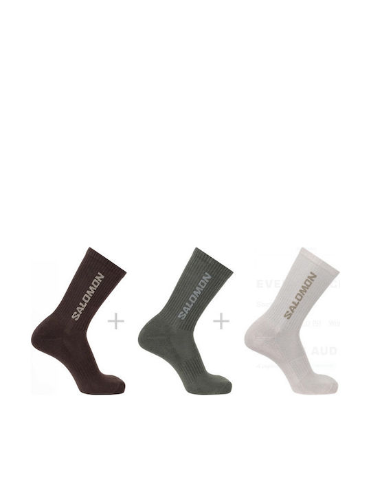Salomon Active Wear Everyday Running Socks Gree...