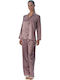 Pen-ky Winter Women's Pyjama Set Mocha