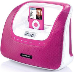 Memorex Portradio Minimove Pink Ipod Iphone Mp3