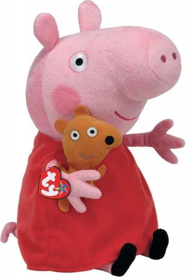TY Λούτρινο Peppa Pig Beanie Babies 28 εκ.