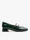 Daiss30 Shine Pumps Khaki