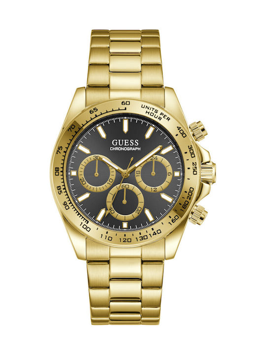 Guess Men's Watch Chronograph Battery with Gold...