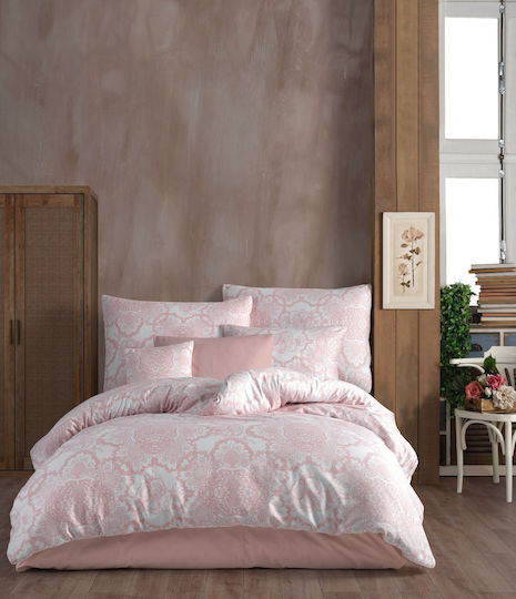 Homeline Σετ Υπέρδιπλη 225x245cm Πούδρα Homeline Σετ Υπέρδιπλη 225x245cm Πούδρα