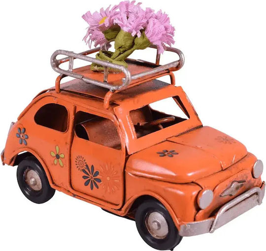 Dekorative Magnete Auto 500 Blumen Orange 10.5cm