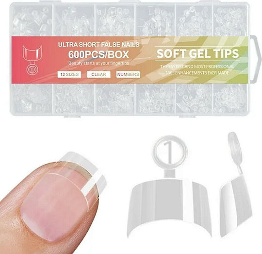 Nagelspitzen Transparent IS-8694