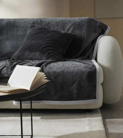 Gofis Home Τριθέσιου Καναπέ Δύο 'Οψεων Π109xΜ300cm Pearl Grey 109/15