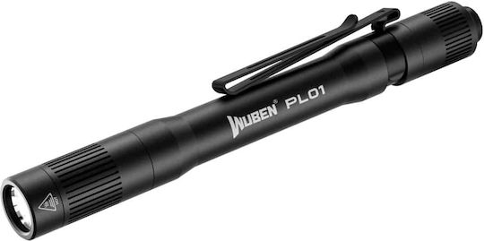 Wuben Rechargeable Flashlight LED IP68 with Maximum Brightness 650lm Black