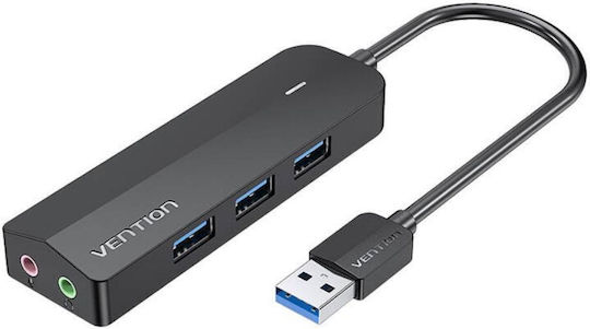 Vention 3 Port USB 3.0 Hub with USB-A Connection