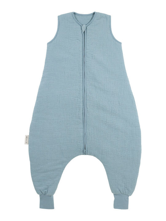 Meyco Winter Schlafsack mit Füßen Jeans Blue