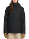 Volcom V.co H0452603-BLK Γυναικείο Μπουφάν για Σκι & Snowboard Μαύρο