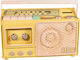 Radio Decorativ Metalic și Pușculiță 23.5cm