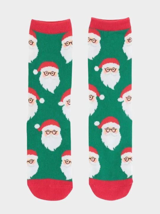 Ipatios Damen Weihnachtssocken Green 1Pack