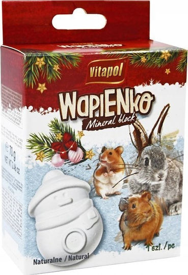 Ασβεστολιθικός Κύβος Vitapol Snowman Φυσικός Τρωκτικά 12314838 5904479070012