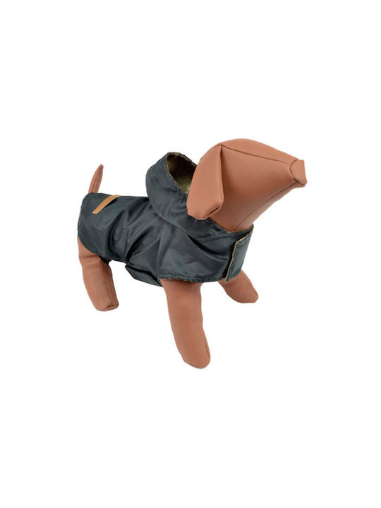 Woofmoda Gray Waterproof Dog Coat with 74cm Back Length