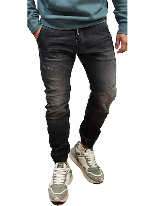 Ibiza Men's Jeans Pants with Loose Fit Black