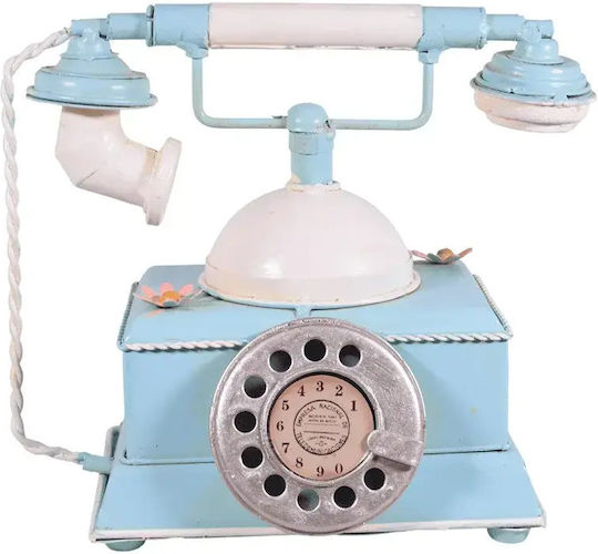 SP Souliotis Cutiuta de bani Metalic Light Blue 20.5x12.5x18cm