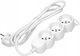 Orno Power Strip 3 Positions with Cable 3m