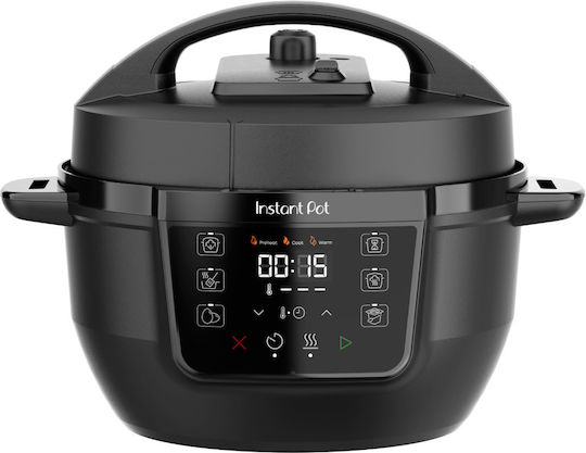 Instant Pot Мултикукър 800W с Капацитет 3.8лт Черен