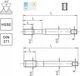 Fanar Filet Unc 3/8-16 Din-371b 2b Hsse 800