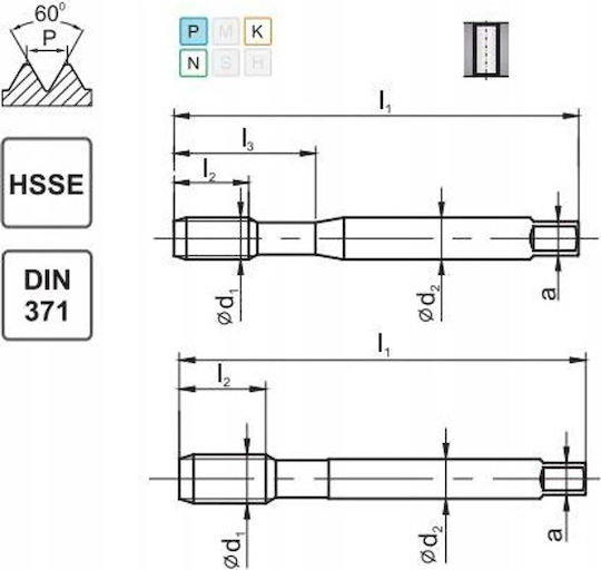 Fanar Filet Unc 3/8-16 Din-371b 2b Hsse 800