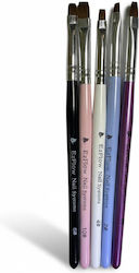 Gel Nagelbürsten Set 5 Stück Ez Flow