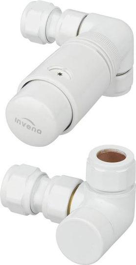 Сет Термостатичен Invena Osiowy 1/2" Бял Cd-25-b15