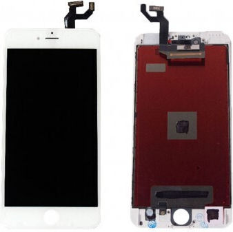 Екран Lcd+touch със Сензорен Механизъм за iPhone 6S Plus (Бял)