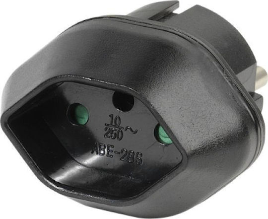 Vivanco Travel Switzerland to Greek Plug Adapter