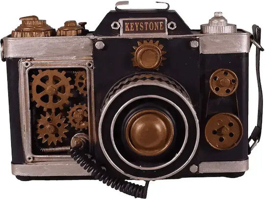 SP Souliotis Antique Decorative Miniature Camera Metallic Camera 23x11.5x15cm