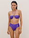 Bikini Inferioare Brazilia Talie Înaltă Violet