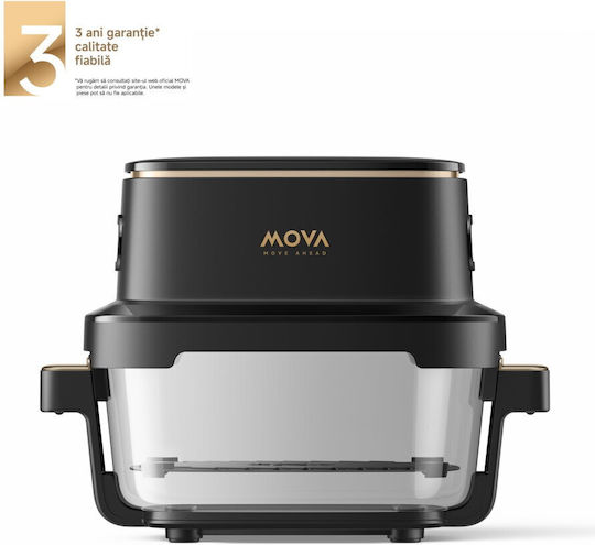 Mova Af20 Pro Air Fryer 2.5lt Μαύρο
