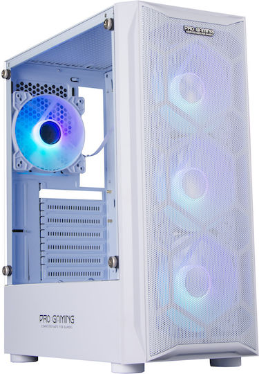 ProGaming Desktop PC Alb Diamant (Ryzen 5-5600X/32GB DDR4/2TB SSD/Radeon RX 580/Windows 11 Home)