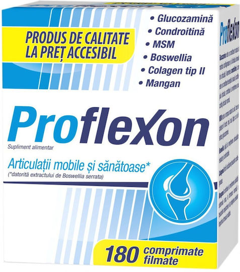 Zdrovit Proflexon 500mg Supliment Pentru Sănătatea Articulațiilor Și Oaselor 180 Comprimate